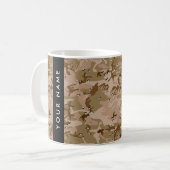 Mug Cailloux du Camouflage du désert, Votre nom, Perso (Devant gauche)