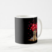 Mug Cairn Terrier Amoureux des chiens Forme cardiaque  (Devant droit)