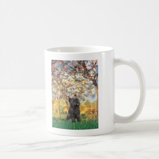 Mug Cairn Terrier (Bringé 21) - Printemps (Droite)