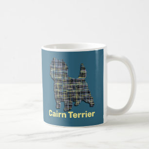 Mug Cairn Terrier Chien Grille Silhouette Arrière - pl