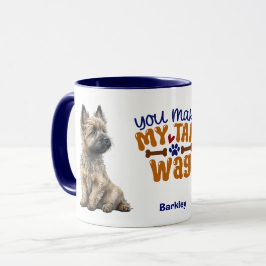 Mug Cairn Terrier Chien Vous Faites Mon Wag De Queue (Devant gauche)