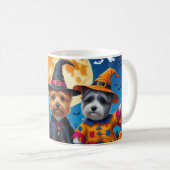 Mug Cairn Terrier Chiens Citrouille Halloween Funny (Devant droit)