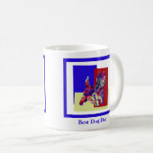 Mug Cairn Terrier Cute Dog Silhouette TRBY PèresDay (Devant droit)