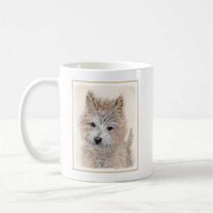 Mug Cairn Terrier Peinture Chiot - Art Chien original