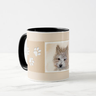 Mug Cairn Terrier Peinture Chiot - Art Chien original
