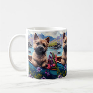 Mug Cairn Terrier sur une pagaie : Une aventure Pittor