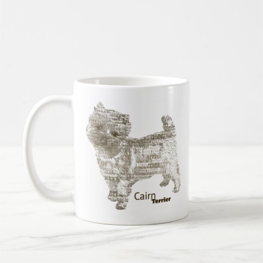 Mug Cairn Terrier ---  - TypoDoggies (Gauche)
