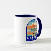 Mug Cairns Australia Travel Art Vintage (Devant droit)