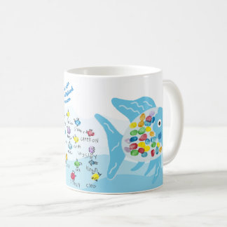 Mug CAIS K Musique de poisson rouge/or
