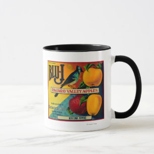 Mug Caisse Bleue-j LabelWatsonville, CA d'Apple