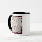 Mug Caisse de miroir dépeignant une partie d'échecs, (Devant gauche)