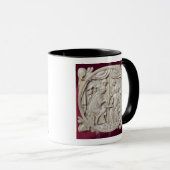 Mug Caisse de miroir dépeignant une partie d'échecs, (Devant droit)