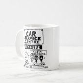 Mug Caisse du centre de service automobile (Devant gauche)