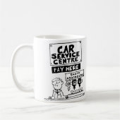 Mug Caisse du centre de service automobile (Gauche)