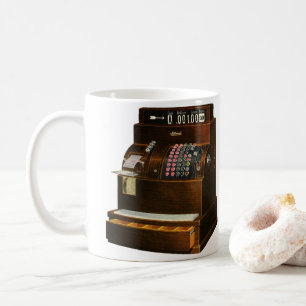 Mug Caisse Enregistreuse Antique, Commerce de Détail V