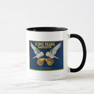 Mug Caisse LabelNapa, CA de poire de quelques poires