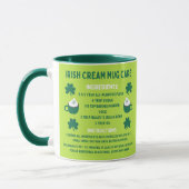 Mug Cake à la crème irlandaise Mug Recette Mug (Gauche)