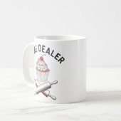 Mug "Cake Dealer Cupcake Design | Conception de la cui (Devant gauche)