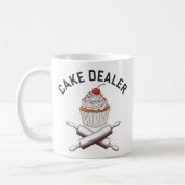Mug "Cake Dealer Cupcake Design | Conception de la cui (Gauche)