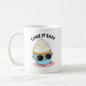Mug Cake It Easy Funky Cupcake Pun (Gauche)