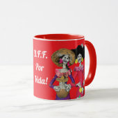 Mug Calavera Amigas (Devant droit)