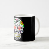 Mug Calavera - vélo de crâne de sucre (Devant droit)
