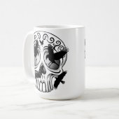 Mug Calaveras décoratives Halloween (Devant gauche)