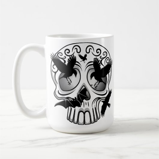Mug Calaveras décoratives Halloween (Gauche)