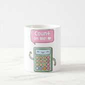 Mug Calcul mignon Compter Sur Moi Pun (Centre)