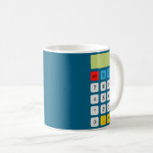 Mug Calculator 67 Six Seven Funny Math Meme  (Devant droit)