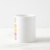 Mug Calculatrice de jour de nombre Conception mathémat (Centre)