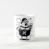 Mug Calculatrice drôle de poulet tenant un pot Prof de (Centre)