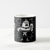 Mug Calculatrice drôle de poulet tenant un pot Prof de (Centre)
