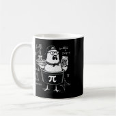 Mug Calculatrice drôle de poulet tenant un pot Prof de (Gauche)