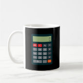 Mug Calculatrice mathématique de costume comptable (Gauche)