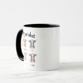 Mug Calculus Cute Funny Math Cow Artwork tendance (Devant gauche)