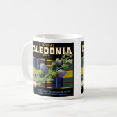 Mug Caledonia Orange Étiquette (Devant gauche)