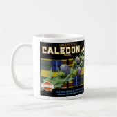 Mug Caledonia Orange Étiquette (Gauche)