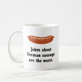 Mug Calembour allemand de saucisse (Gauche)