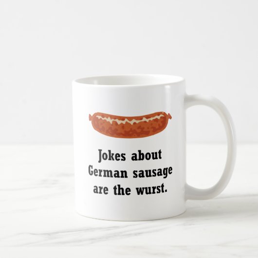 Mug Calembour allemand de saucisse (Droite)