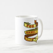 Mug Calembour drôle d'animal de canard de Fox (Devant droit)