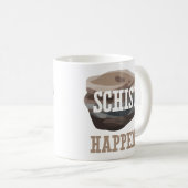 Mug Calembour drôle de géologie - le schiste se (Devant droit)