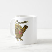 Mug Calembour drôle de la Turquie de thanksgiving (Devant gauche)
