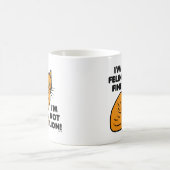 Mug Calembour drôle Kitty fin félin orange de chat (Centre)