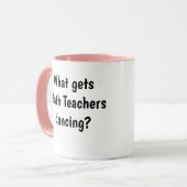 Mug Calembour femelle drôle de plaisanterie de (Devant gauche)