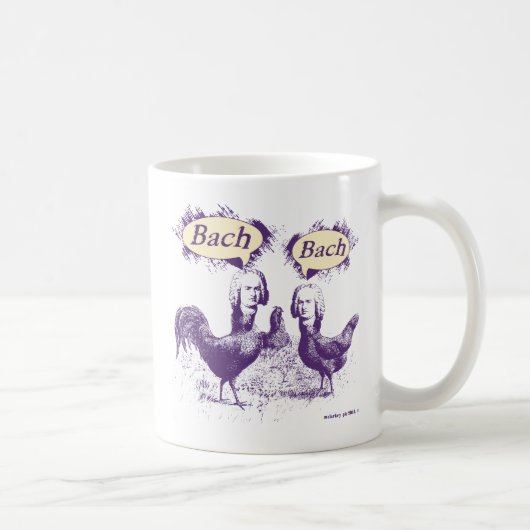 Mug Calembour pourpre de Bach de poulet (Droite)