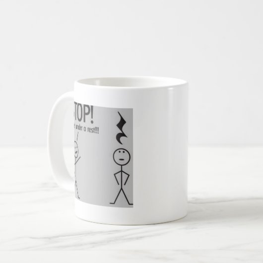 Mug Calembours de musique (Devant gauche)