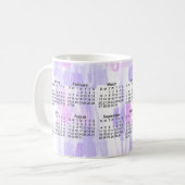 Mug Calendrier 2011 abstrait (Devant gauche)