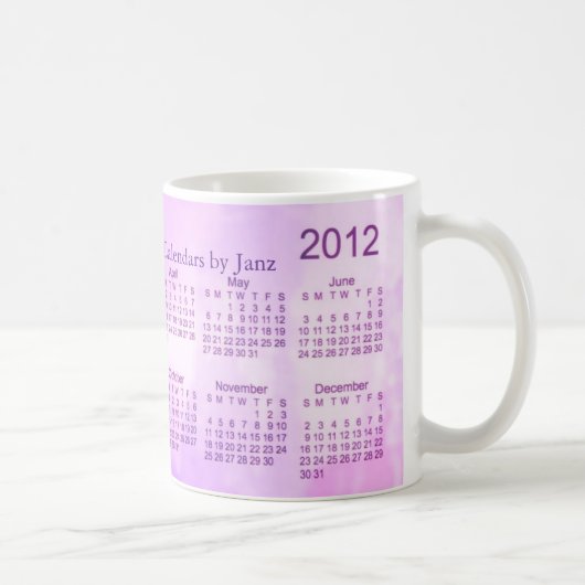 Mug Calendrier 2012 (Droite)