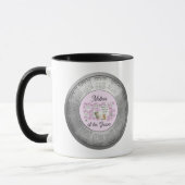 Mug Calendrier 2026 Mariage Mère du Marié Café  (Gauche)